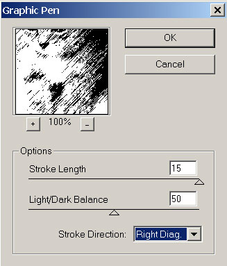Рис. 52. Настройка параметров эффекта Graphic Pen