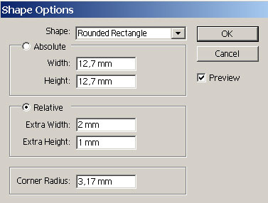 Рис. 70. Настройка параметров эффекта Convert to Shape