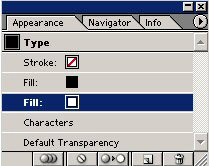 Рис. 77. Вид палитры Appearance после дублирования слоев заливки