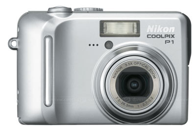 Nikon Coolpix P1 компактный цифровой фотоаппарат со встроенным беспроводным адаптером IEEE 802.11b/g