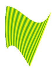 Рис. 11. Результат искажения объекта с помощью эффекта Flag