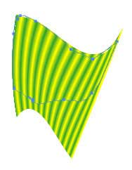 Рис. 12. Формирование векторного контура флага