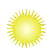 Рис. 19. Получившееся солнышко