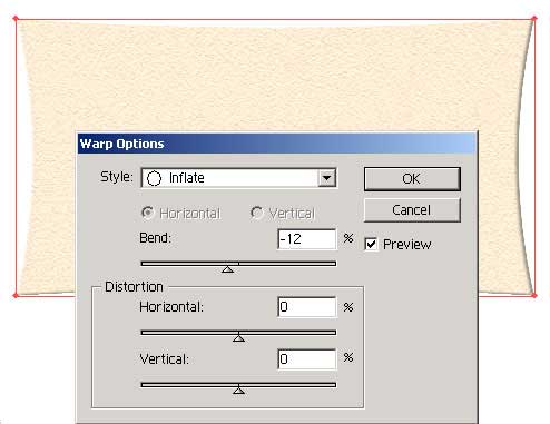 Рис. 88. Наложение эффекта Inflate