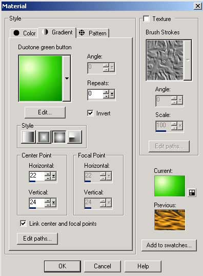 Рис. 47. Результата перемещения блика