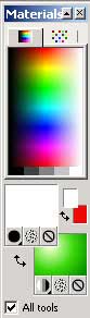 Рис. 48. Окончательный вид палитры Materials