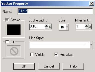 Рис. 54. Изменение свойств векторного объекта