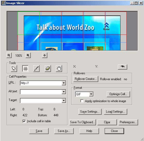 Рис. 89. Результат автоматического создания таблицы слайсов