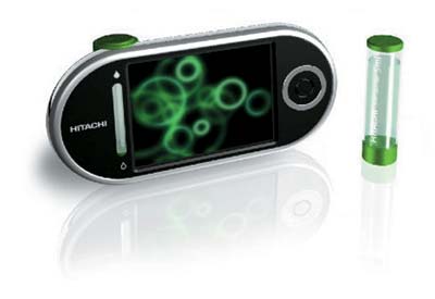 Прототип КПК с интегрированным топливным элементом, созданный разработчиками Hitachi