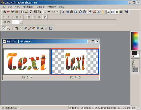 Jasc Animation Shop 3.11