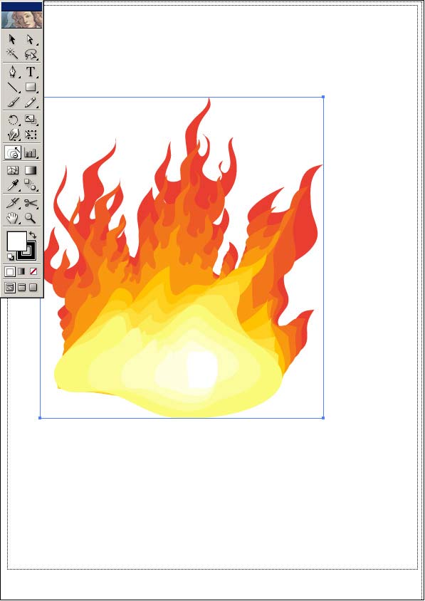 Рис. 14. Результат увеличения размера символа