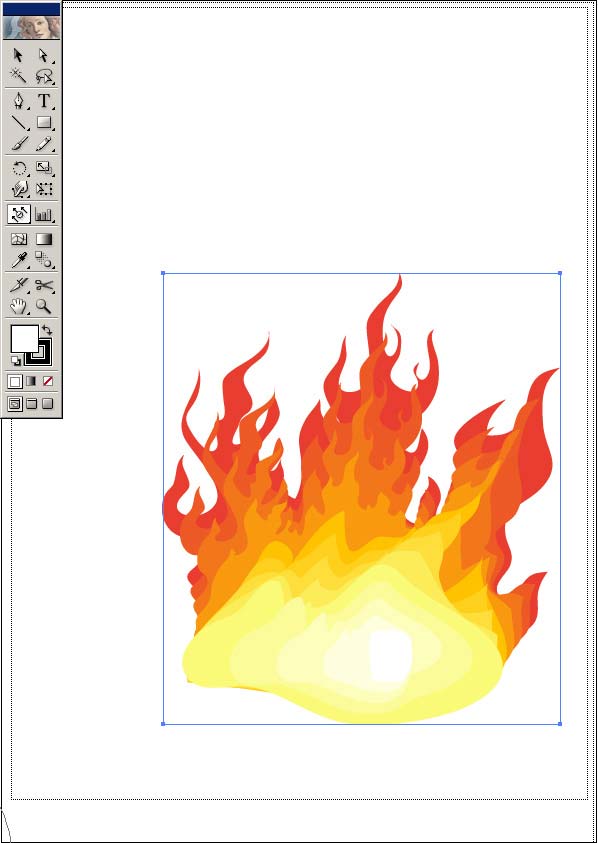 Рис. 15. Результат увеличения размера символа