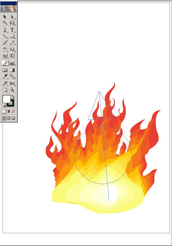 Рис. 16. Поворот символа инструментом Symbol Spinner