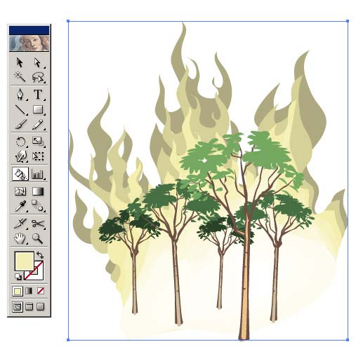 Рис. 18. Результат изменения тональности символа