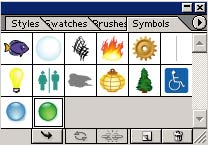 Рис. 24. Появление второго нового символа в палитре Symbols