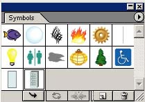 Рис. 33. Палитра Symbols с новым символом «Здание»