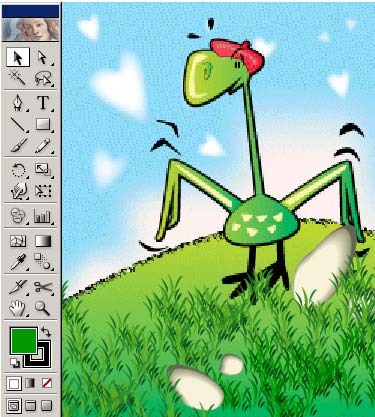 Рис. 57. Изображение после изменения тональности группы символов