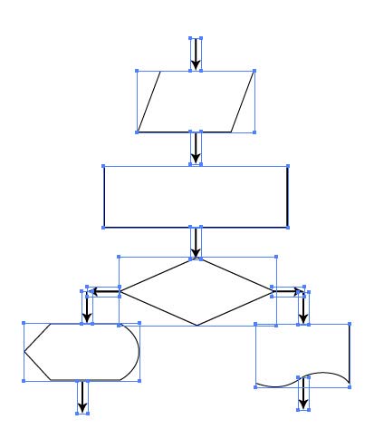 Рис. 6. Выделение символьных объектов перед наложением стиля