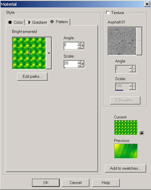 Рис. 26. Настройка текстурной границы
