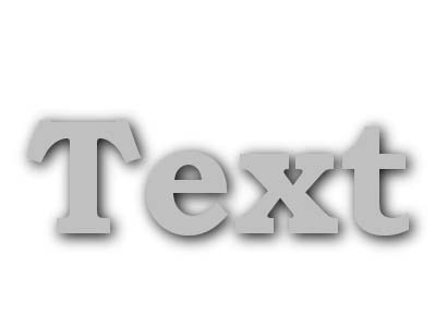 Рис. 47. Внешний вид текста после наложения тени