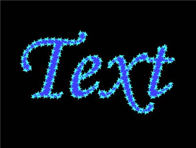 Рис. 5. Внешний вид текста с обводкой