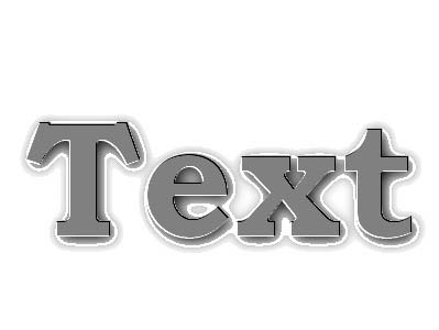 Рис. 50. Внешний вид текста после наложения эффекта Emboss