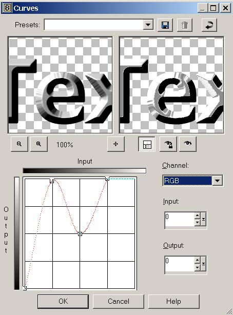 Рис. 68. Настройка параметров Curves
