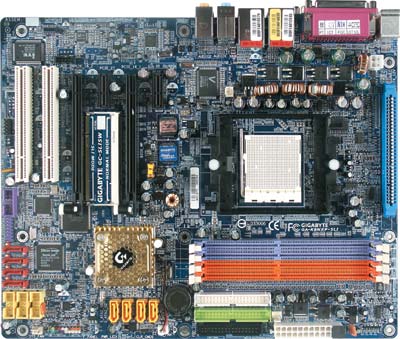 Рис. 6. Системная плата Gigabyte GA-K8NXP-SLI