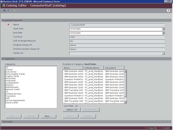 Microsoft Commerce Server