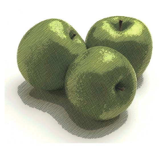 Рис. 32. Изображение после наложения фильтра Photo Crosshatch