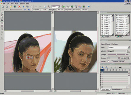Рис.11. Интерфейс программы WinMorph