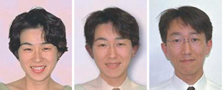 Рис. 2. Фото виртуального ребенка (в центре), сделанное по фотографиям матери и отца.