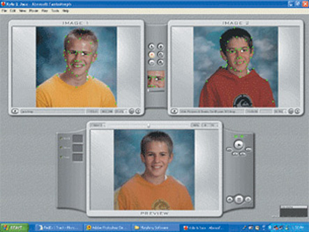 Рис. 4. Интерфейс программы FantaMorph