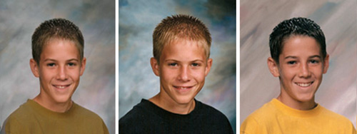 Рис. 1. Пример создания виртуального брата (первый кадр) на базе программы FantaMorph