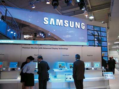 Стенд компании Samsung