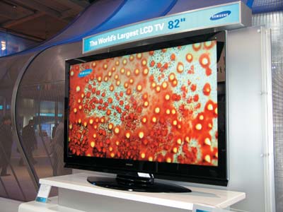82-дюймовая ЖК-панель от Samsung