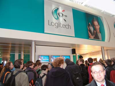 стенд компании Logitech