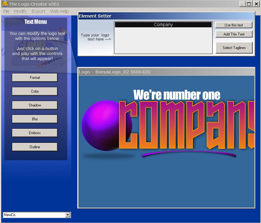 Рис. 6. Изменение названия компании