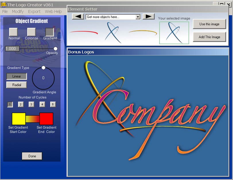 Рис. 9. Результат смены цвета графических элементов