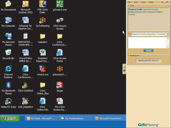 Сеанс  GoToMeeting