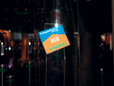 Флэш-карта Kingmax формата CompactFlash емкостью 8 Гбайт