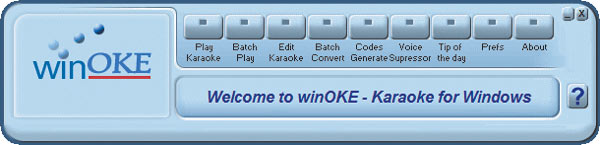 Рис. 10. Главная панель winOKE