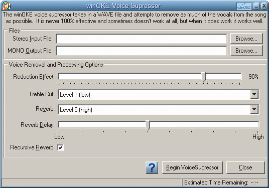 Рис. 12. Удаление вокала