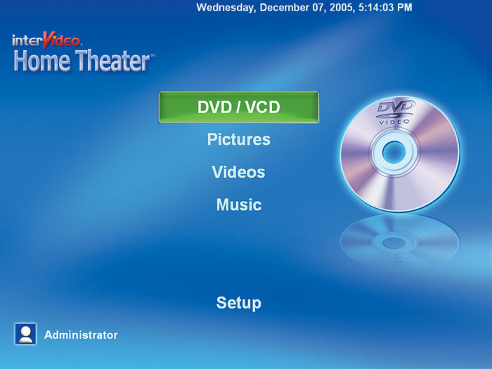 Рис. 25. Утилита InterVideo Home Theater Silver