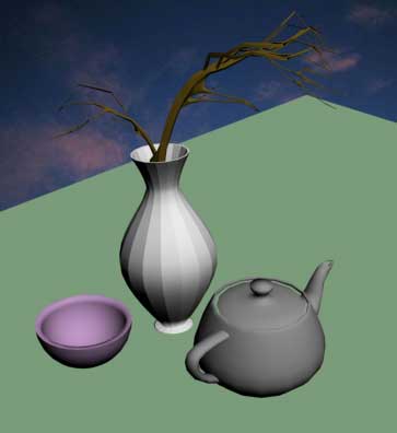 Рис. 1. Исходный вид сцены