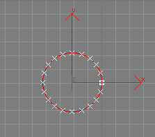 Рис. 23. Исходная окружность после добавления дополнительных вершин