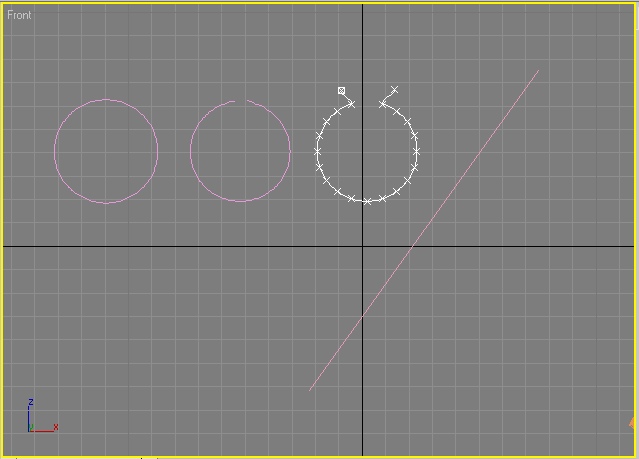 Рис. 24. Исходные объекты для лофтинга
