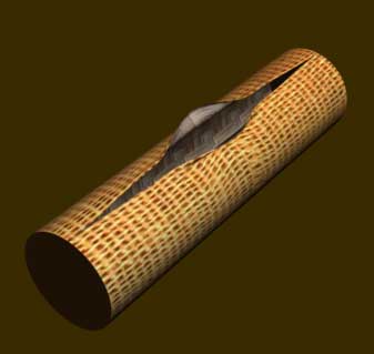 Рис. 28. Текстурированная поверхность с разрывом