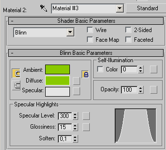Рис. 35. Параметры настройки второго материала