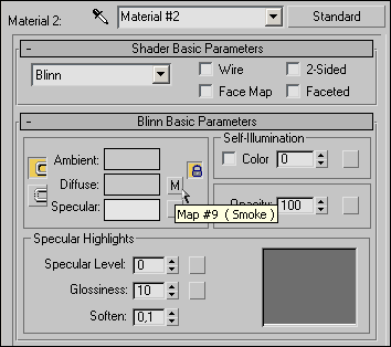 Рис. 39. Параметры настройки второго материала
